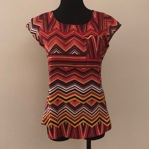 Olive & Oak cap sleeve blouse size XS